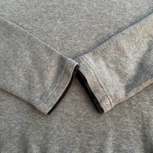 Michael Kors Men’s Half Zip Pullover Sweater Grey Size Large - Picture 4 of 9